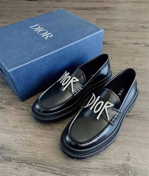 dior homme loafers|Dior stussy loafers.